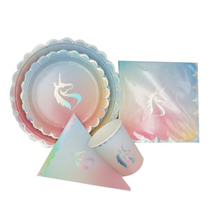 <span class=keywords><strong>Assiette</strong></span> en papier jetable pour fête à la maison - Product Image 6