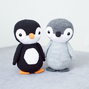 <span class=keywords><strong>Jolly</strong></span> ตุ๊กตาถักโครเชต์แฮนด์เมด,ตุ๊กตาหมี Amigurumi ตุ๊กตาสัตว์เพนกวินนุ่มนิ่มสำหรับเด็ก - Product Image 2