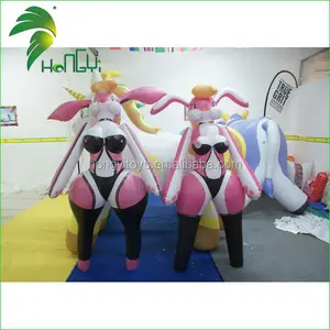 Good Selling Most Attractive Inflatable Sexy Girl / Hongyi Lovely Inflatable Sexy Real Rabbit Dolls