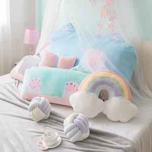 Simpatico cuscino testiera morbida borsa cuscino divano grande cuscino per <span class=keywords><strong>letto</strong></span> principessa posteriore - Product Image 2