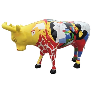 Statue Decorative da Giardino in Fibra di Vetro di Animali: Leone, Cane, Cavallo, Mucca, Manichini di Cavalli in Vendita - Product Image 5