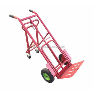 Chariot de rangement pliable <span class=keywords><strong>3</strong></span> en <span class=keywords><strong>1</strong></span> rouge <span class=keywords><strong>Convertible</strong></span>, accessoire rouge pour camion à main - Product Image 5