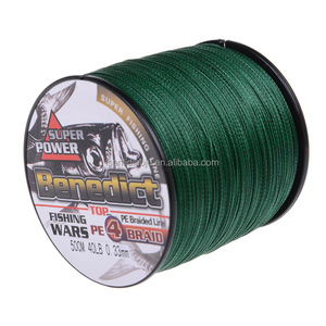 สายเอ็นตกปลา PE แบบถัก4เส้นยาว500เมตรสีแดง1000เมตรสำหรับตกปลาในแม่น้ำอุปกรณ์ตกปลาขายส่ง - Product Image 2