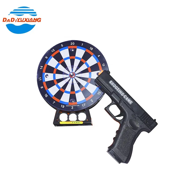Electric shooting game rotary training infrared toy gun for kids