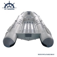 11.8ft 3.6m RHIB Hypalon/Pvc coque en aluminium profonde V bateau gonflable rigide pour la pêche