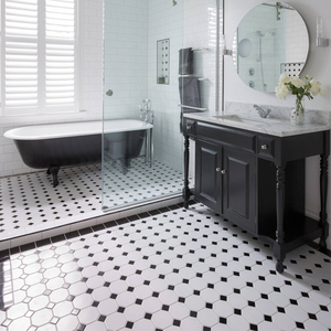 Grand octogone <span class=keywords><strong>salle</strong></span> <span class=keywords><strong>de</strong></span> bains carrelage mosaïque - Product Image 1