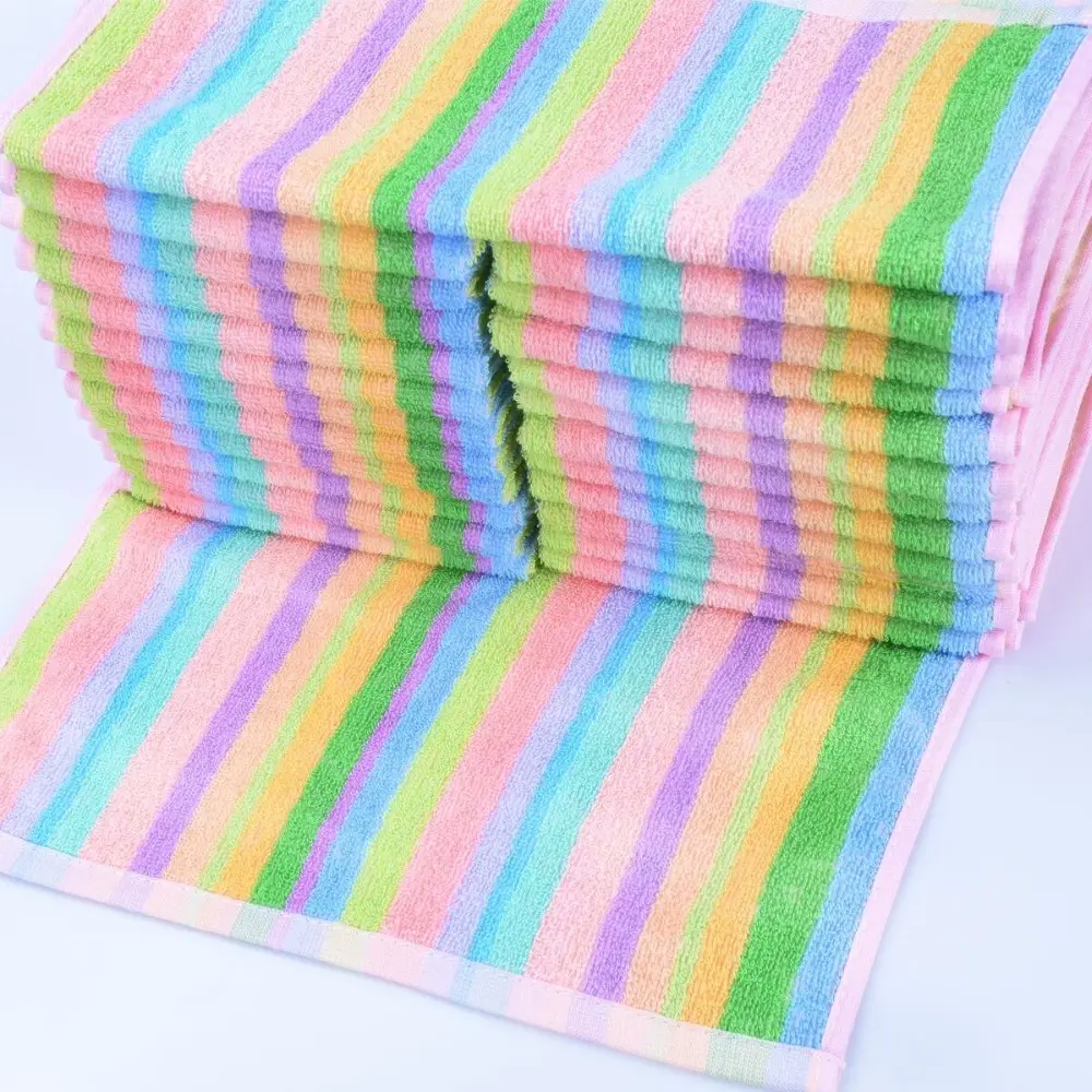 100% Cotton Terry Cloth Plain Dyed Small Hand Towels/Face Towels