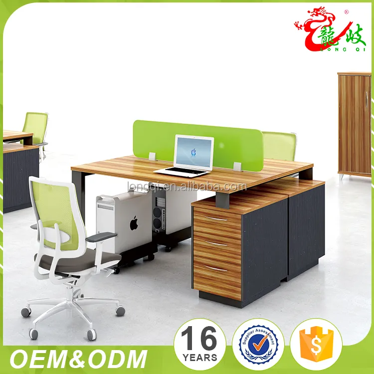 Fabrika yeni ürün ofis sistemi mobilya bölümü 2 koltuk ofis masası bölücüler ofis iş istasyonu