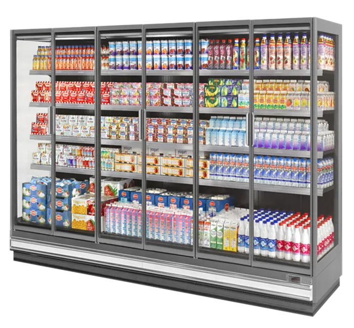Equipo de cocina para cofre de restaurante, refrigerador y congelador de supermercado usado