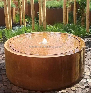 Moderna decorativa esterna acciaio inox cascata fontane