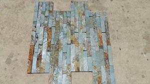 Chia mặt đá thạch anh gỉ quartzit đá tấm phẳng tường ốp tường gờ tường tấm ốp đá xếp chồng lên nhau để trang trí - Product Image 2