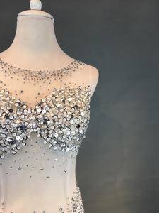 ชุดราตรีปักเลื่อมสีเงินแบบพิเศษสไตล์อิตาลี ปี 2018 - Product Image 5