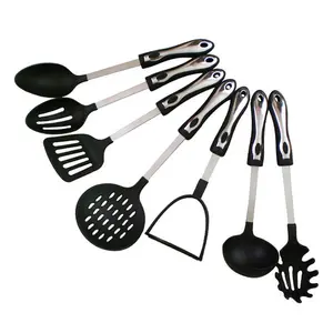 7 pièces complètement ensemble ustensiles de cuisine en nylon outils de cuisine outil de cuisine intelligent pour la coupe de cuisine à domicile