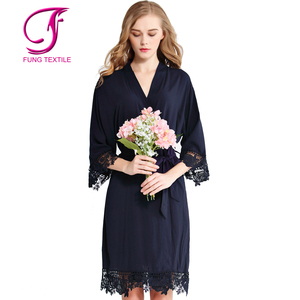 FUNG 3028 solido Rayon <span class=keywords><strong>sposa</strong></span> e damigella con rifiniture in pizzo - Product Image 2