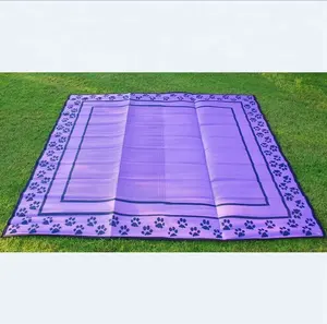 Alfombra de plástico para exterior, fácil de limpiar, para picnic