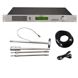 Transmisor Inalámbrico fm de 200w, miniestación de radio, conector XLR, compatible con reproducción de disco en U