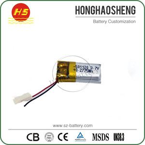 501220500mahミニインイヤホンヘッドセット401120ワイヤレスステレオ最小イヤフォンバッテリー - Product Image 4