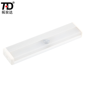 <span class=keywords><strong>El</strong></span> sensor de movimiento llevó la luz de tira, batería decorativa de interior impulsada 8 luz de la noche del LED (blanco) - Product Image 1