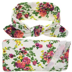 Bebé manta caliente flor elástico diademas de fotografí<span class=keywords><strong>a</strong></span> accesorios bebé recién nacido Swaddle - Product Image 4