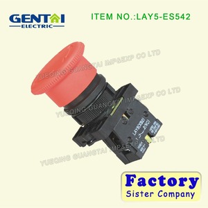 Botón de emergencia del interruptor eléctrico de cabeza de hongo rojo de alta calidad - Product Image 4