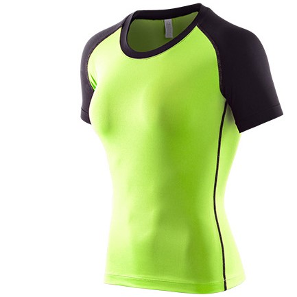 Plain Women's Gym T-Shirt for Running Cycling Yoga-Breathable Quick Dry 100% Polyester Short Sleeve Sport Fitness Tops
