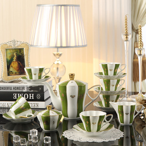 Commercio all'ingrosso 15pcs Europa royal bone china classico caffè e tè set con il contenitore di regalo - Product Image 3