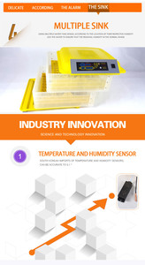 广州工厂200鸡蛋家禽培养箱/自动couveuse solaire孵化器孵化机 - Product Image 2