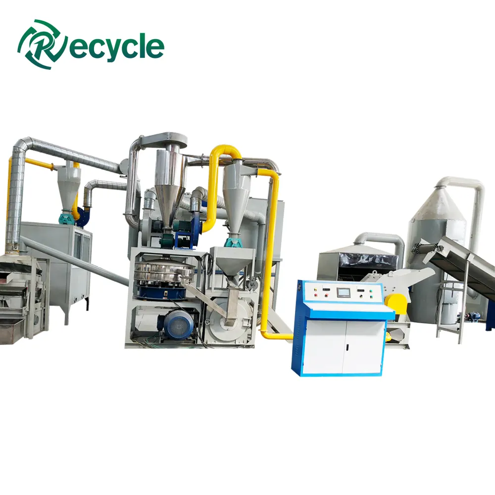 PCB Computer Crushing Machine Copper Recovery Recycling Line