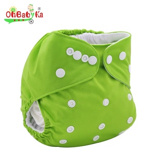 Ohbabyka गर्म बेच बच्चे पुन: प्रयोज्य लंगोट धो सकते हैं और सांस कपड़ा लंगोट जेब डायपर - Product Image 2