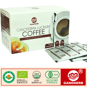 2017 muestra libre 100% orgánico certificado café Ganoderma lucidum Lingzhi hongo reishi café instantáneo - Product Image 1