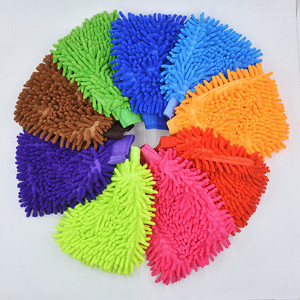 Al por mayor del chenille microfibra Premium Scratch-Envío Wash Mitt lavado fideos guante Mitt anti Scratch para <span class=keywords><strong>auto</strong></span> - Product Image 4