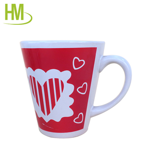 Hermosa cerámica <span class=keywords><strong>tazas</strong></span> de café <span class=keywords><strong>pintura</strong></span> taza con el corazón - Product Image 3