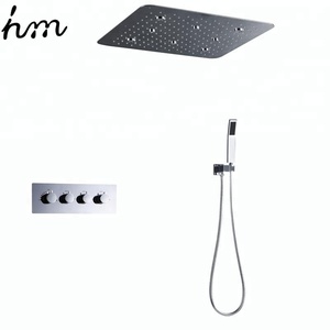 LED สมาร์ท 7 สี Thermostatic ก๊อก<span class=keywords><strong>น</strong></span>้ำสเปรย์<span class=keywords><strong>น</strong></span>วด Celling ติดตั้งชุดฝักบัวอาบน้ำ - Product Image 4