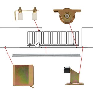 Atacado de Alta Qualidade 30*40mm Cor Branca Pequeno <span class=keywords><strong>Nylon</strong></span> Guia Roda Do Rolo com Parafusos e Porcas - Product Image 5