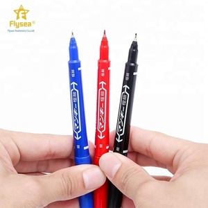 Stylo marqueur huileux <span class=keywords><strong>noir</strong></span> permanent à double pointe étanche 10 CD - Product Image 6