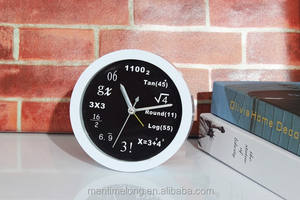 Montres créatives et tendance, silencieuses, avec équation mathématique polytechnique, pour réveil, horloge de bureau et horloge de table - Product Image 5