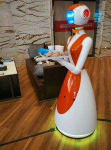 Hot <strong>Sale</strong> Smart Restaurant Hotel <strong>Waiter</strong> <strong>Robot</strong> - Product Image 3
