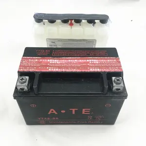 Beliebte Marke Blei-Säure-Batterie-YTX9-BS für atv 250cc Quad Bike Shineray ST-9E Roller Motorrad 9AH