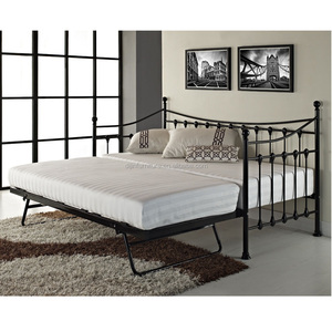 Canapé-<span class=keywords><strong>lit</strong></span> antique en <span class=keywords><strong>fer</strong></span> forgé avec <span class=keywords><strong>lit</strong></span> gigogne - Product Image 3
