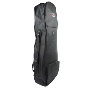 Custom Logo Outdoor Black Sports Travel Golf Bag with Wheels