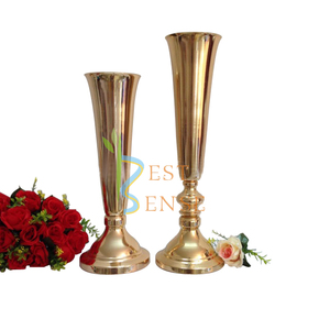 60 cm Gold Table Centerpiece <strong>Flower</strong> <strong>Display</strong> for Wedding Decoration - Product Image 2