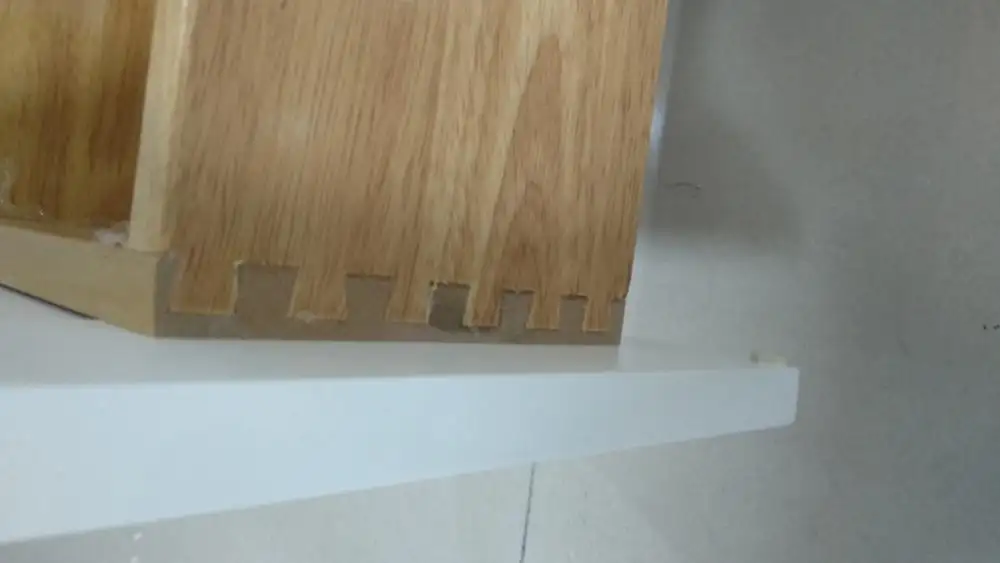 Camadas de madeira madeira branca clássica design da vanity do banheiro