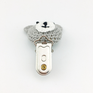 Personalizada de madera de ganchillo de algodón en <span class=keywords><strong>chupete</strong></span> Clip <span class=keywords><strong>chupete</strong></span> titular - Product Image 4