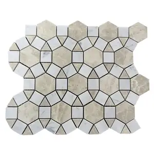 football design emperador light tile kitchen floor marble stone