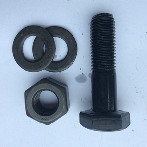 Pernos y Tuercas de Acero WANLI de <span class=keywords><strong>Mandan</strong></span>, Proveedor YONGNIAN, Perno de Acero al Carbono de 3/8, Óxido de Acero, Zinc Simple, Negro Simple DIN - Product Image 2