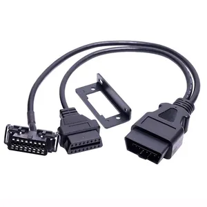 scanner obd2 snap Suppliers-OBD2 Splitter Y Cable Replacecment For KIA For Mazda Diagnostic Tool Snap-in OBD Scanner Code Reader Adapter