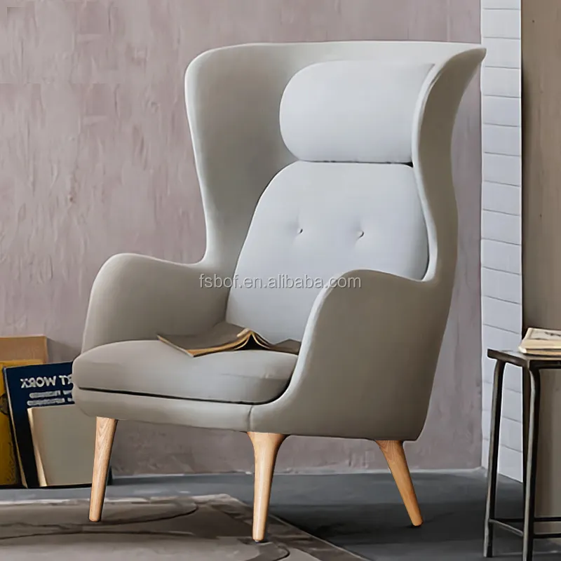 Kommerzielle Lounge möbel ro Lounge gepolsterte Stühle Hotel Lounge Sessel mit hoher Rückenlehne I1012