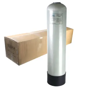 1044 150psi Warna Alami Softener FRP Kapal Pressure Tank untuk Pengolahan Air