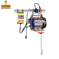 Pil ile çalışan 12 v mini çelik halatlı elektrik vinç vinç