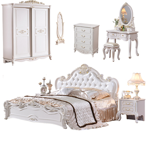 Juego de muebles de dormitorio blanco antiguo, precio muy barato - Product Image 2